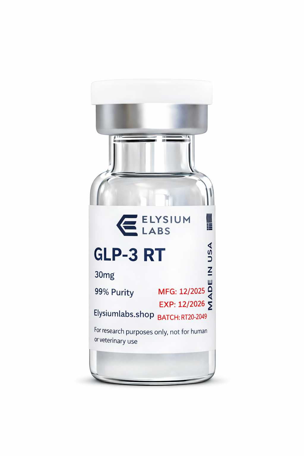 Retatrutide (GLP-3 RT) Research Peptide